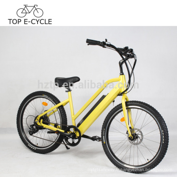 500W 8Fun bafang moteur arrière ebike 7-spd électrique beach cruiser vélo 26 pouces lady e bike